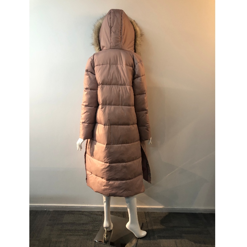 MANTEAU DENTELLE LONGLINE EN CHAMPAGNE RLWPC0073